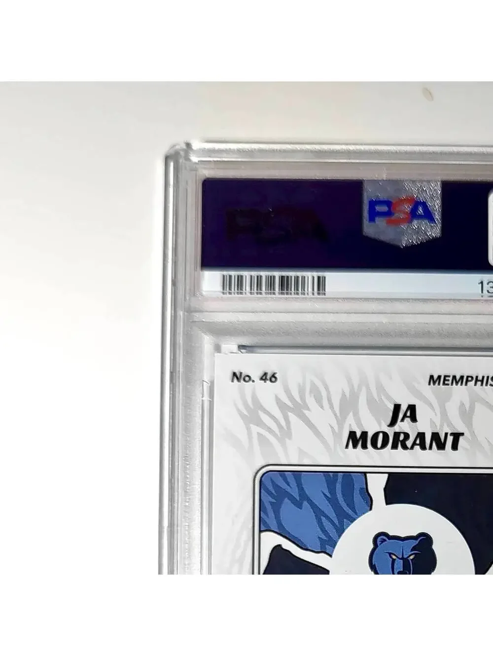 Ja Morant 2024-25 Panini NBA #46 Sticker 9/215 Blue Foil PSA 7 NM